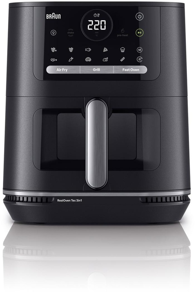 HF 5073 IBK Airfryer (6 l, 2000 Watt, Mattschwarz)