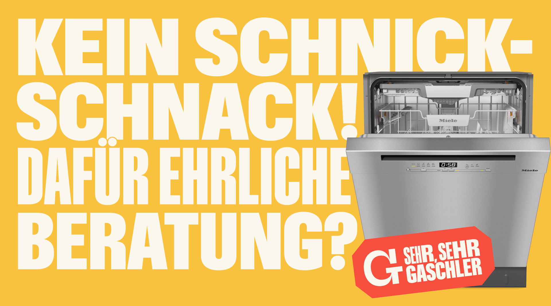 Kein Schnick-Schnack! Dafür ehrliche Beratung