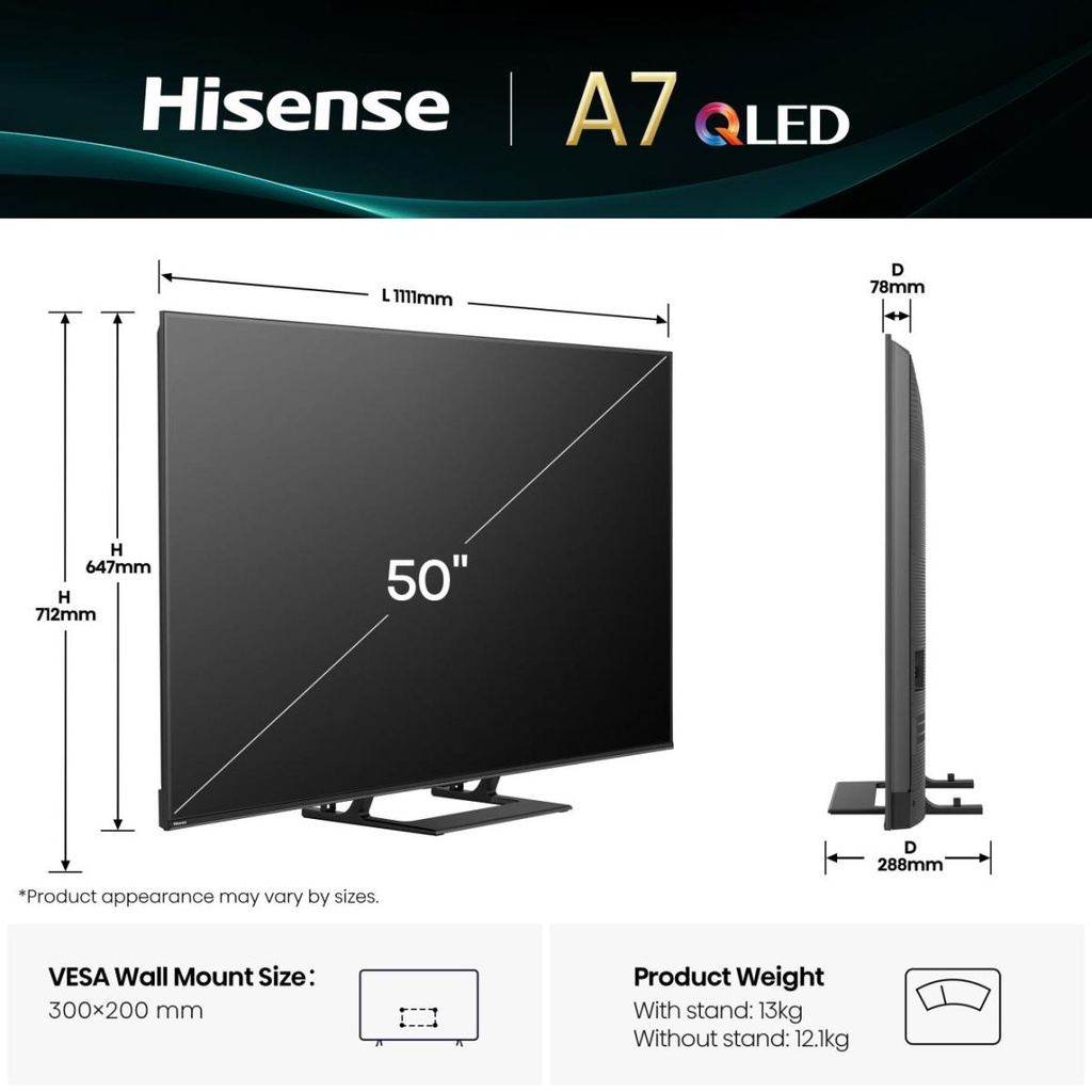 50A7Q QLED