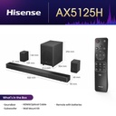 AX5125H Soundbara 5.1.2 Channel 500W