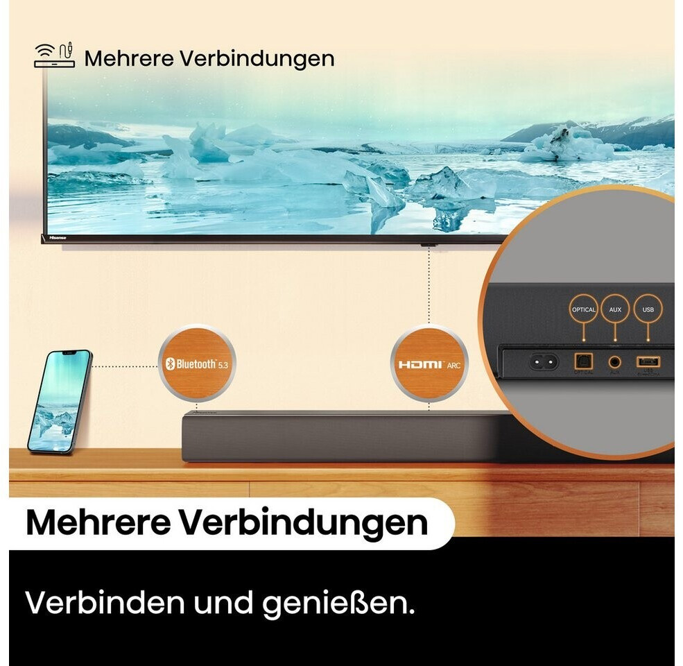 HS3100 Soundbar 3.1 Channel 480W