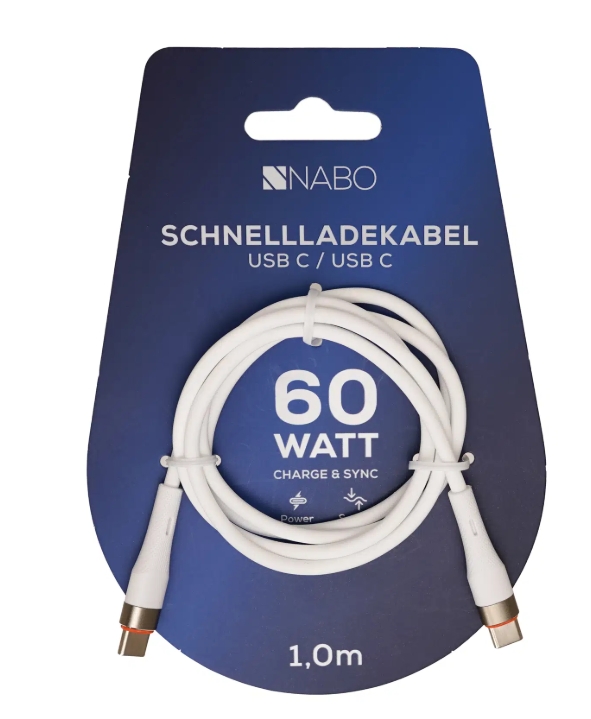 [16220] Premium  USBC  weiß  1m