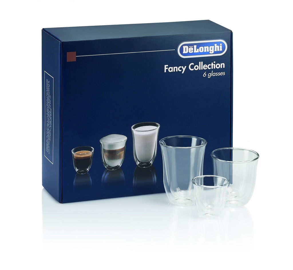 [14710] DLSC302 DeLonghi Fancy Collection Thermogläser-Set 6-tlg.